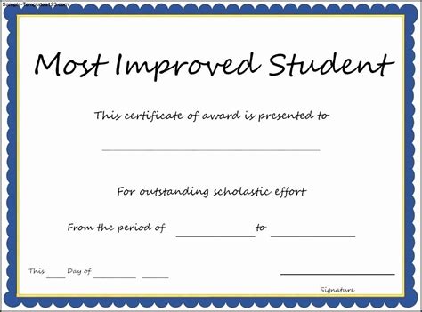 improved student certificate awesome  improved certificate