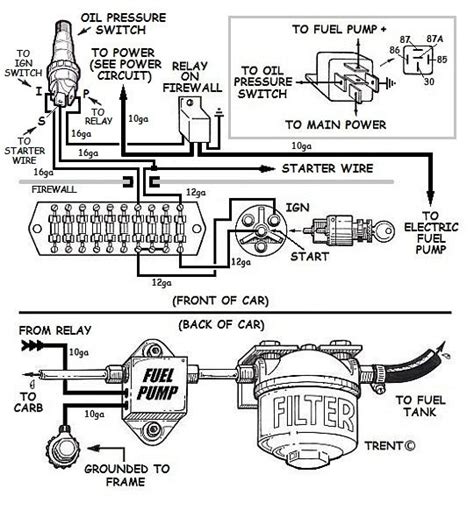 technical fuel pump wiring diagram  hamb