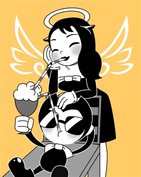 Alice Angel And Bendy By Nihele On Deviantart