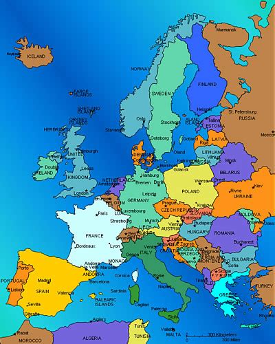 map  europe