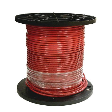 southwire  ft  red stranded cu simpull thhn wire   home depot