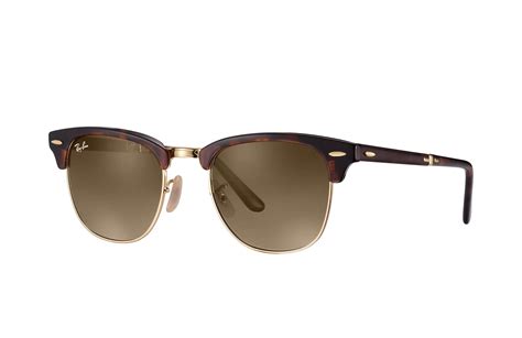 Lyst Ray Ban Clubmaster Folding Collection In Brown For Men