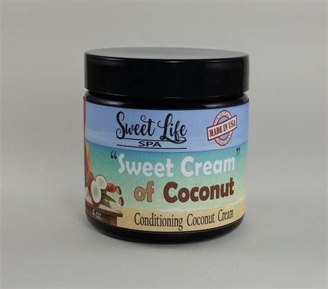 spa skincare sweet life spas organic virgin sweet cream  coconut