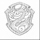 Slytherin Potter Harry Coloring Crest Hogwarts Pages Houses House Gryffindor Lego Drawing Quidditch Colour Hedwig Castle Dragon Print Voldemort Ravenclaw sketch template
