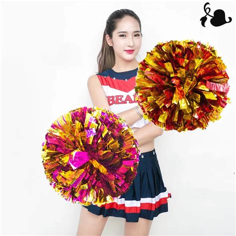 1pcs cheerleading pompoms cheerleaders pom poms in pom poms from sports