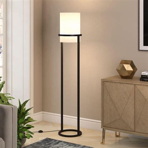 industrial glam floor lamp shines   space simple  chic  fixture lights small