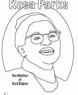 Rosa Parks Coloring Color Printable Captivating Sheets Getdrawings Getcolorings Pages sketch template