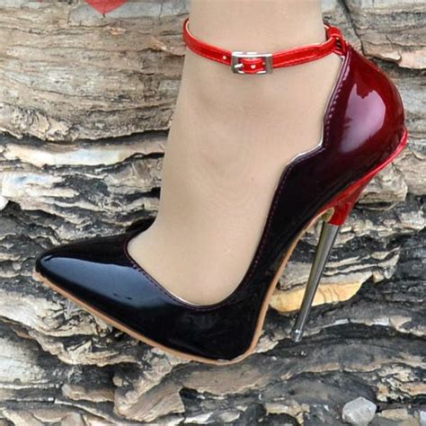 16cm women s wave stilettos buckle pointed toe super high heel