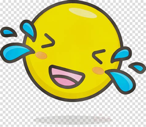 Emoticon Clipart Smiley Face With Tears Of Joy Emoji