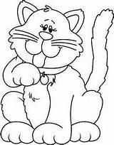 Gato Gatinhos Dellosa Carson Animalitos Siluetas sketch template