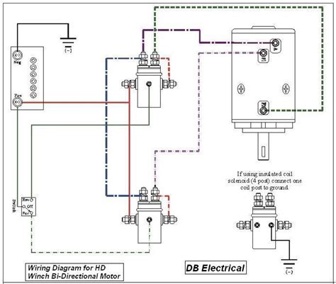 winch switch wiring diagram schematic