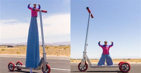 Oliver Tree Has Built The Worlds Biggest Scooter And He Needs Your