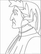Coloring Botticelli Dante Pages Dantdm Color Enchantedlearning Getcolorings Alessandro sketch template