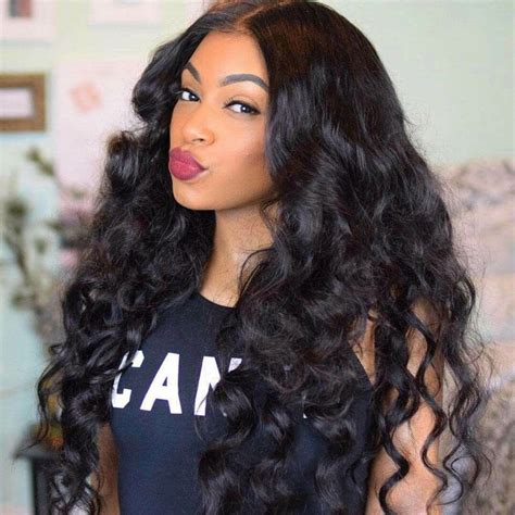 pure cambodian natural wave hair extensions wig hairstyles loose