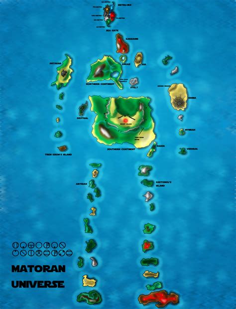 Matoran Universe Map Colored Bionicle Know Your Meme