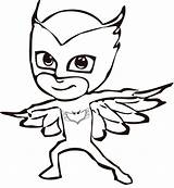 Owlette sketch template