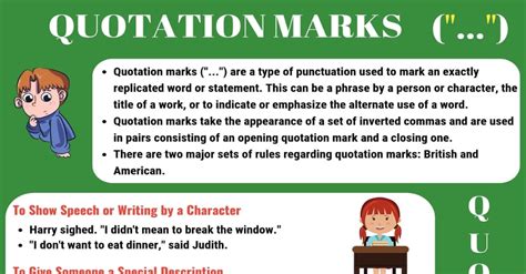 quotation marks          quote