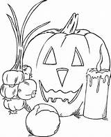 Coloring Halloween Pumpkin Spookley Square Source Pumkins Pages Popular sketch template