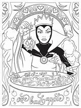 Coloring Evil Book Disney Queens Celebrate National Pages Queen sketch template