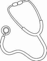 Stethoscope sketch template