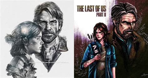 Game Case Drawing Joel Miller The Last Of Us