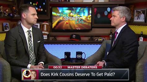 fox sports analysts spoof sports debate shows  hysterical segment  kirk cousins   win
