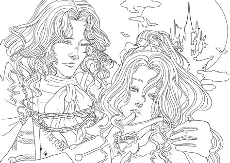 vampires picture  print  color vampires kids coloring pages