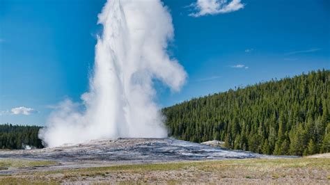 woman falls into hot spring at closed yellowstone national park while