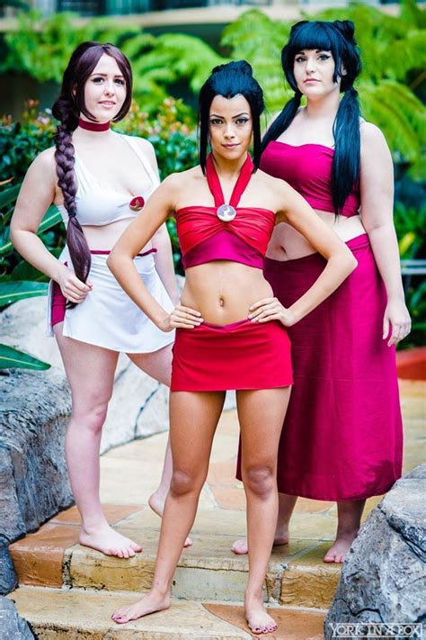 gurl with red hair azula and vulpix cosplay mai and bowbat