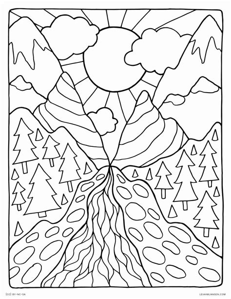 coloring pages landscapes printables elegant collection coloring