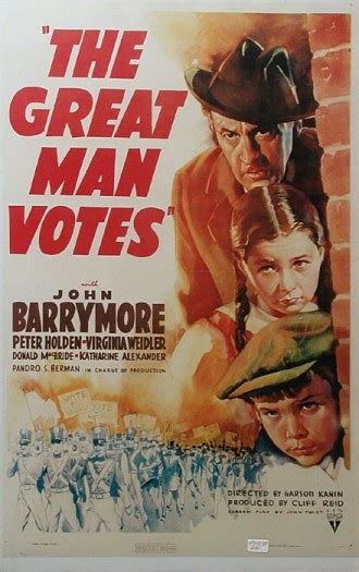 booze movies the 100 proof film guide review the great man votes 1939
