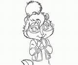 Chipmunks Alvin Brittany Animation Chipettes Jeanette Coloriage Coloriages Colorier sketch template