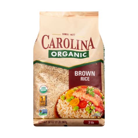 grain organic brown rice carolina rice
