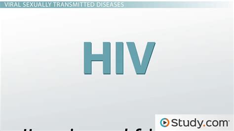 Sexually Transmitted Infections Types Transmission