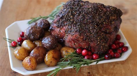 easy festive christmas dinner   beef roast