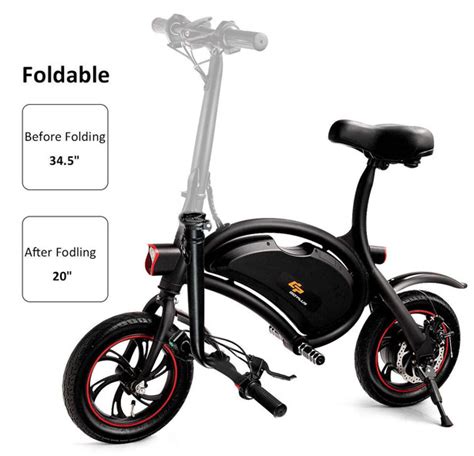 goplus folding mini ebike affordable pedal  electric bike   everyday bike tuvie