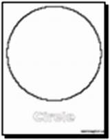 Shapes Coloring Pages Circle Printable Square Rectangle Heart 8k Oval Pentagon sketch template