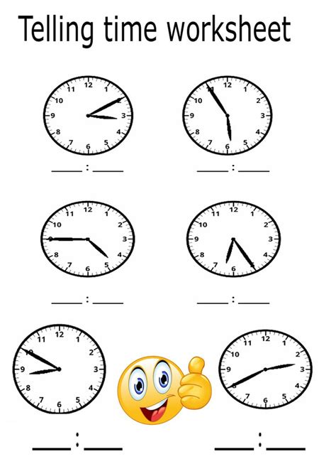 telling time worksheet telling time worksheets time worksheets