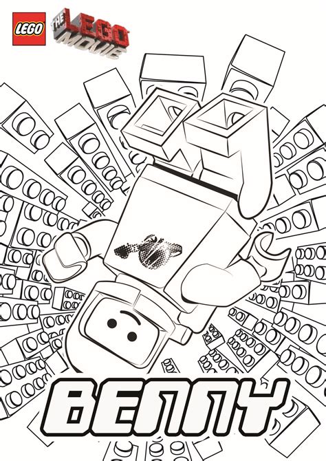 lego  benny  astronaut coloring page lego coloring pages