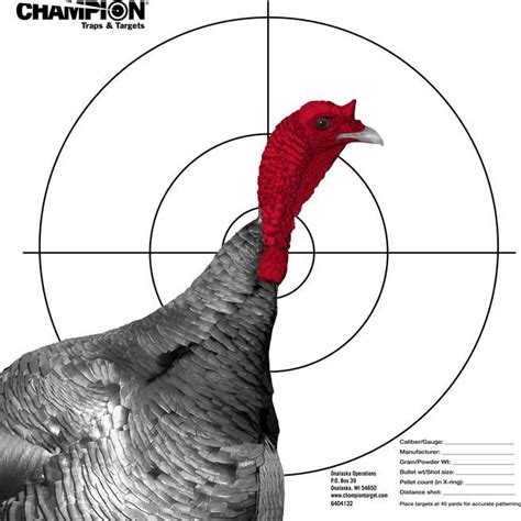 printable turkey targets printable design tips