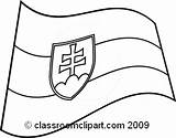 Flag Clipart Outline Bw Flags Slovakia Transparent Available Members Gif Type Clipground Classroomclipart sketch template