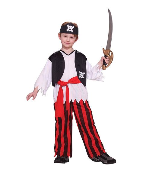 black red pirate dress  set kids boys pirate costume boy