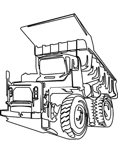 box truck coloring page