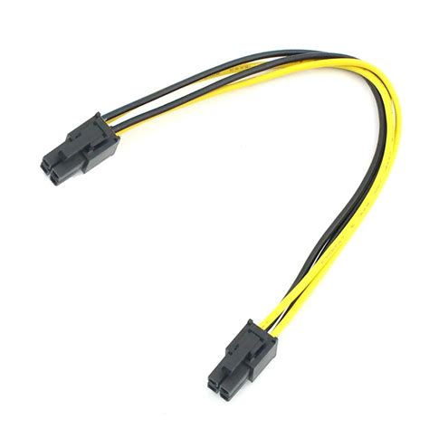 atx power supply cpu eps  pin male  male power cable cm moddiy
