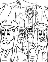 Mewarnai Cerita Alkitab Korah Paulus Rebellion Sekolah Minggu Bilangan sketch template