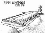 Cvn Nimitz Reagan Battleship Template sketch template