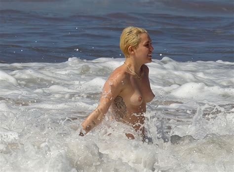 miley cyrus topless on the beach in hawaii 15 celebrity