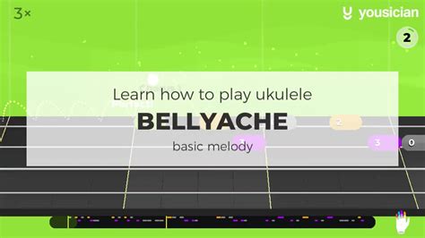 learn   play bellyache  ukulele yousician