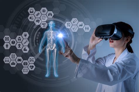 medical technology concept virtual reality 3d rendering mixed media