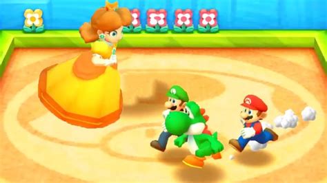 Mario Party 4 Player Minigames Daisy Luigi Mario Yoshi